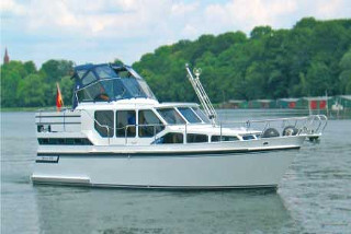 Hausboot Gruno 33 Sport Helena II - Außenansicht