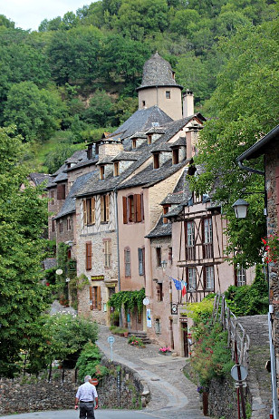 Conques am Jakobsweg