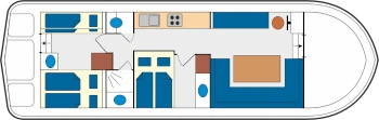 Espade Concept Fly - Hausboot-Grundriss