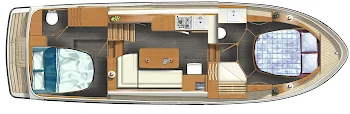 Linssen 35 SL AC Paula - Hausboot-Grundriss