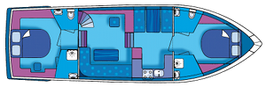 Argos - Hausboot-Grundriss