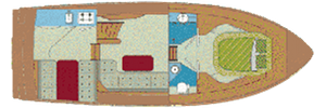 Gruno 30 Classic Soraya 2 - Hausboot-Grundriss