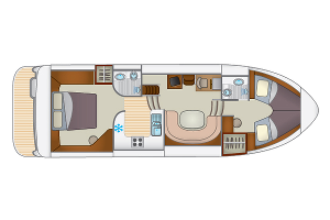 Europa 400 - Hausboot-Grundriss