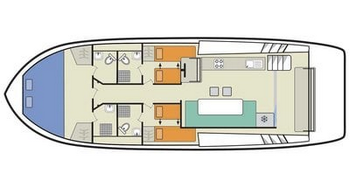 Horizon 3 - Hausboot-Grundriss