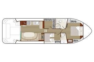 Nicols Estivale Sixto Prestige C - Hausboot-Grundriss