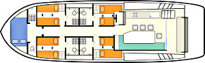 Horizon 5 - Hausboot-Grundriss