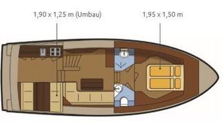 Gruno 30 Classic Monchique - Hausboot-Grundriss