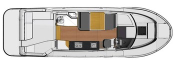 Balt Yacht Suncamper 35 - Hausboot-Grundriss