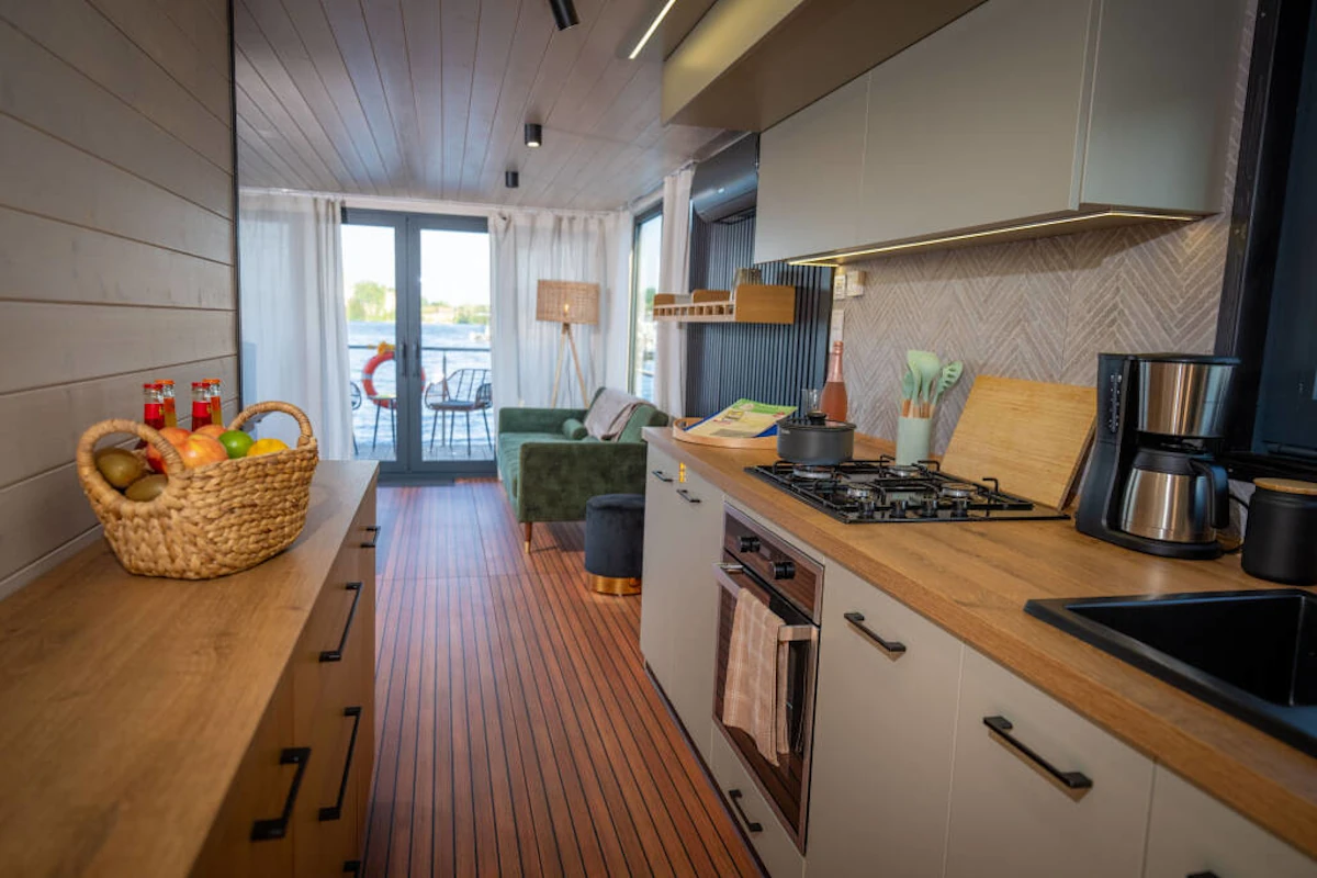 Bungalow Hausboot Woma D13 Emsel Bordküche