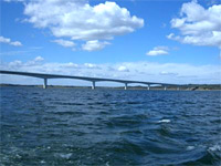 Brücke über den Alqueva-Stausee