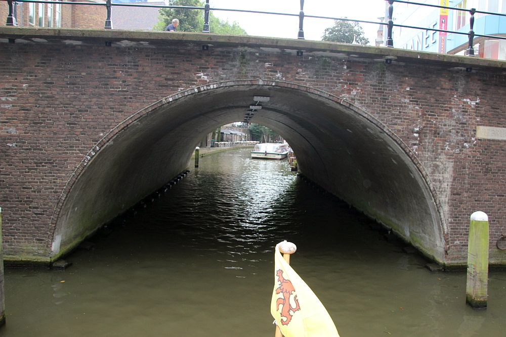 Niedrige Brücke in Utrecht