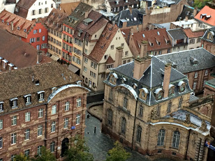 Blick auf Strassburg