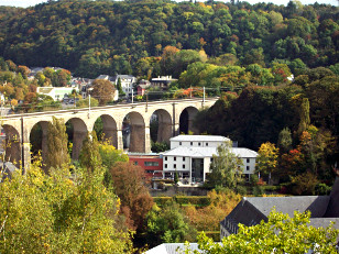 Pulvermühleviadukt in Luxemburg