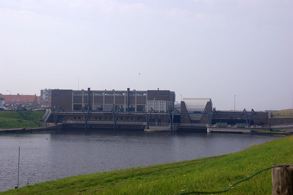 Hochwasserschutz in Katwijk / Binnensluis