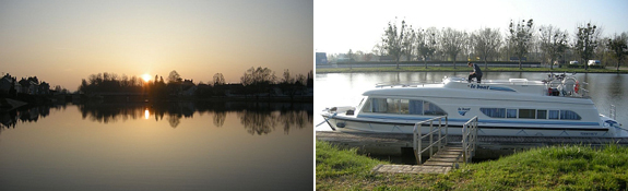 Hausboote mieten / Ferien auf dem Wasser in Frankreich