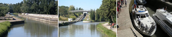 Hausbootferien auf dem Canal du Midi