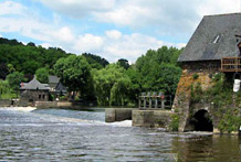 Mühle und Schleuse in Anjou